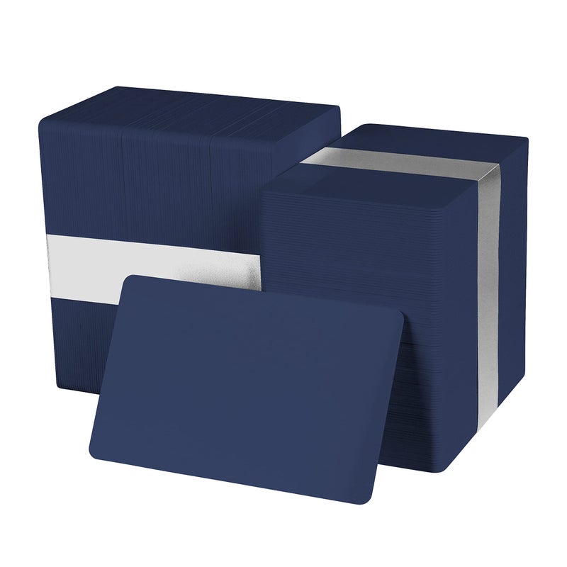 easyIDea Pack of 500 Royal Blue CR80 PVC Cards | 30 mil by easyIDea - Image 1